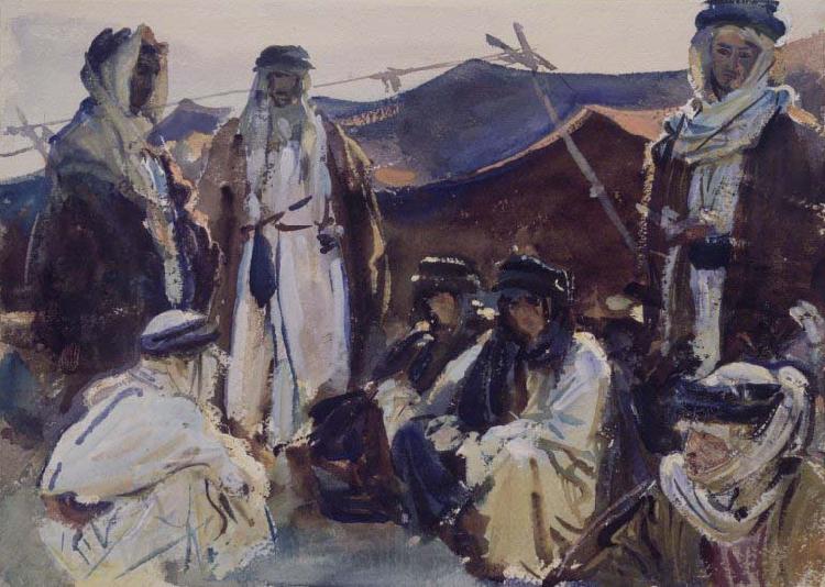 John Singer Sargent Bedouin Camp Norge oil painting art